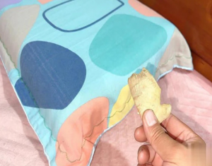 Benefits of placing ginger next to the pillow before sleeping