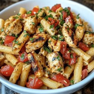 Perfect Bruschetta Chicken Pasta