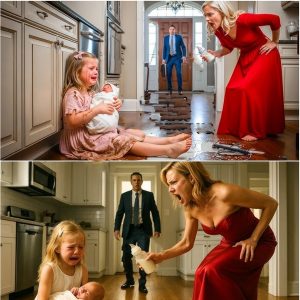 Little Girl Sob And Begging “ Don’t Hurt Us”. Suddenly Her Millionaire Father Visit Home And Shout…