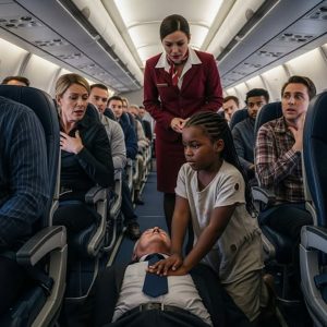 A Poor 12-year-old Black Girl Saved A Millionaire On A Plane… But What He Whispered Made Her Cry Out Loud…