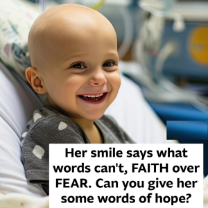 She’s just four years old, but her smile could light up an entire room