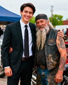 Big Mike, they called him—six-foot-four with a beard down to his chest and arms covered in military tattoos.