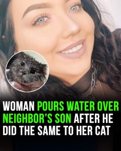 Woman Strikes Back at Neighbor’s Son by Pouring Water, After He Targeted Her Cat