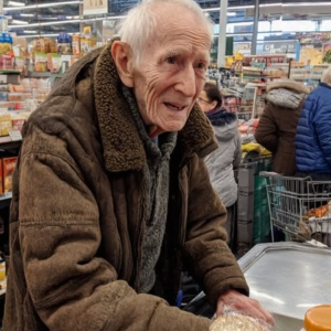 I Helped an Elderly Man Pay for His Essentials — Two Mornings Later, a Woman Arrived with His Last Wish