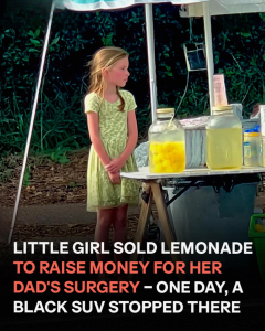 Little Girl Sold Lemonade to Raise Money for Her Father’s Surgery