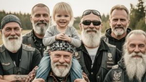 It was 2 AM behind the Walmart when we stopped to help a brother with bike trouble. That’s when Tommy heard it—crying.