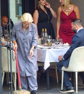 Rich Guests at the Restaurant Mocked an Old Woman Who Worked There as a Cleaner – Until My Husband Walked up to Them