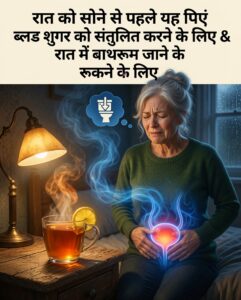 सोते समय बार-बार टॉयलेट जाने की आदत से हैं परेशान? जानिए ब्लड शुगर का संबंध और आसान घरेलू उपाय