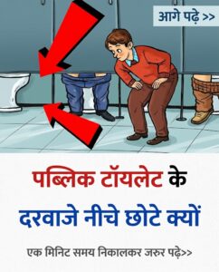 पब्लिक टॉयलेट के दरवाजे नीचे से छोटे क्यों होते हैं? जानिए इसके पीछे के 5 बड़े वैज्ञानिक और व्यावहारिक कारण