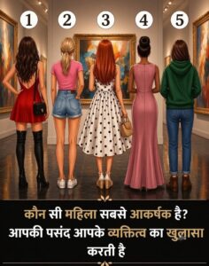कौन सी महिला आपको सबसे अधिक आकर्षक लगती है? आपकी यह पसंद खोलेगी आपके व्यक्तित्व के गहरे राज