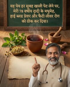 मेरी दादी का जादुई सुबह का पेय: उच्च रक्त शर्करा, संतुलित रक्तचाप और लिवर स्वास्थ्य के पारंपरिक नुस्खे