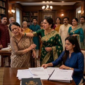 पसीने की कमाई पर सजा झूठा महल और ममता का अपमान: जब छह साल बाद विदेश से लौटी बेटी ने माँ को देखा नौकरानियों की तरह फर्श रगड़ते, तो 12 रईस मेहमानों की महफ़िल में एक नीली कानूनी फाइल ने खोल दिया लालची बहू और कायर बेटे का सबसे काला सच